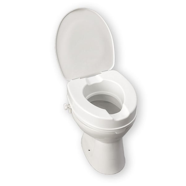 Toilettensitzerhöhung 10 cm mit Deckel  